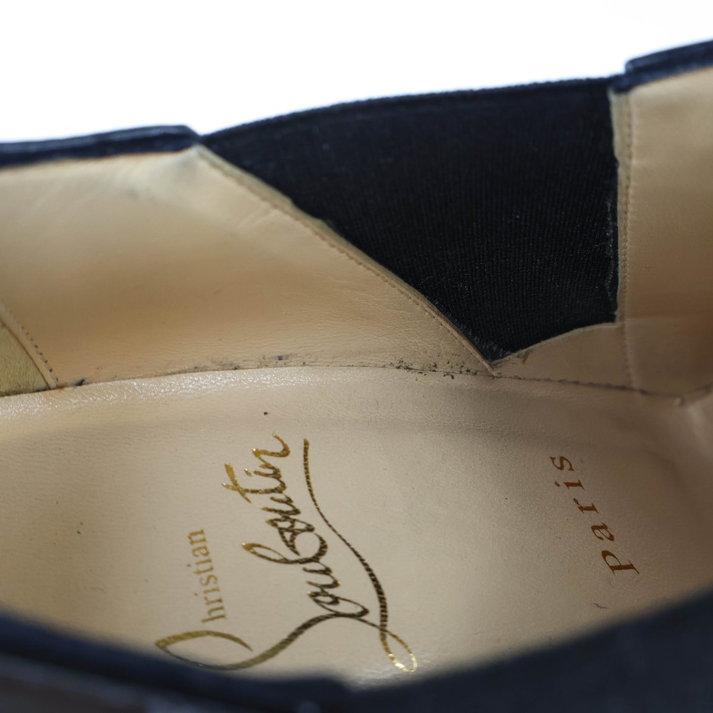 Christian Loubouin Boots Patent Black 38