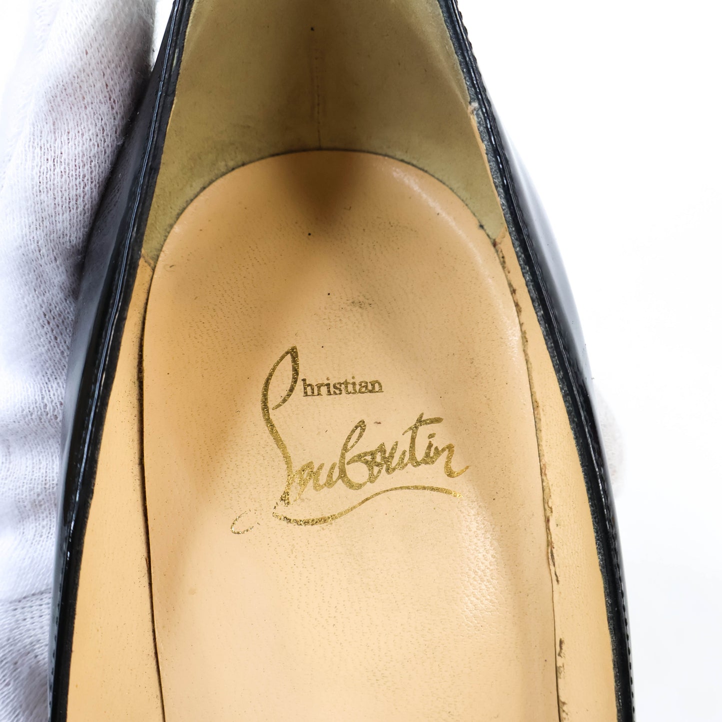 Christian Louboutin Decollete 554 100 Patent Black 38