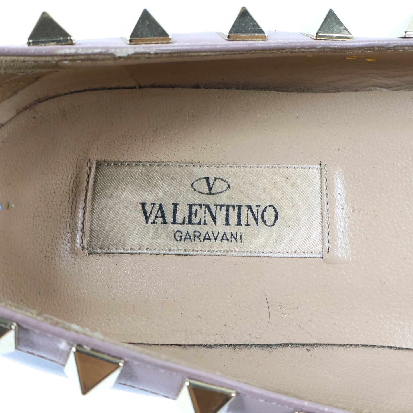 Valentino Flats Rockstud Black 36