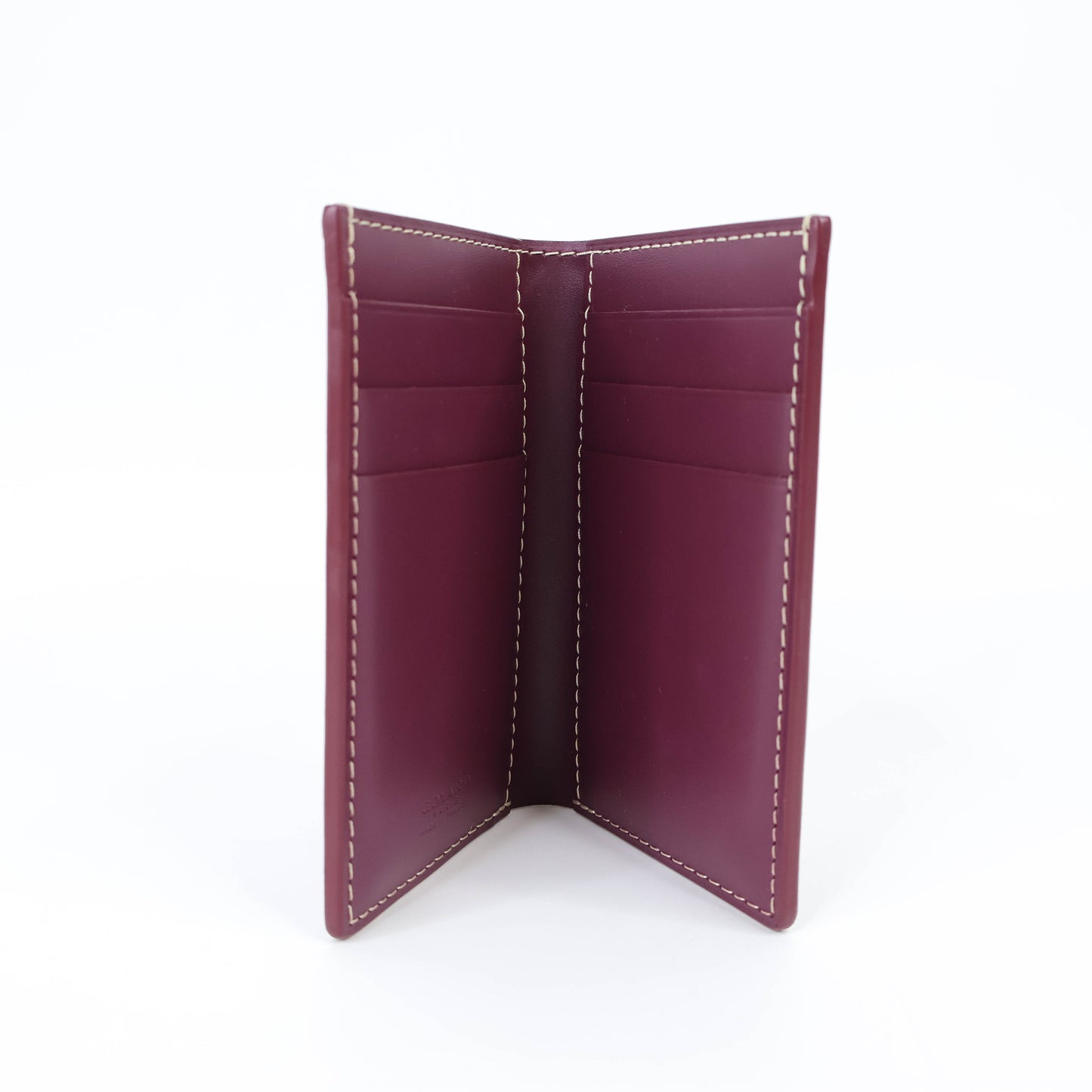 Goyard Saint Pierre Card Wallet Bordeaux