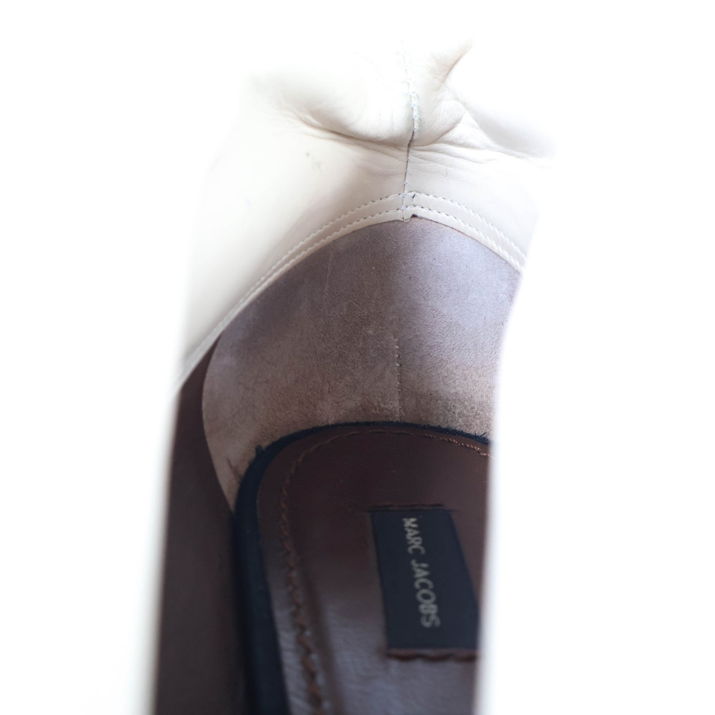 Marc Jacobs Black/Beige Suede 38