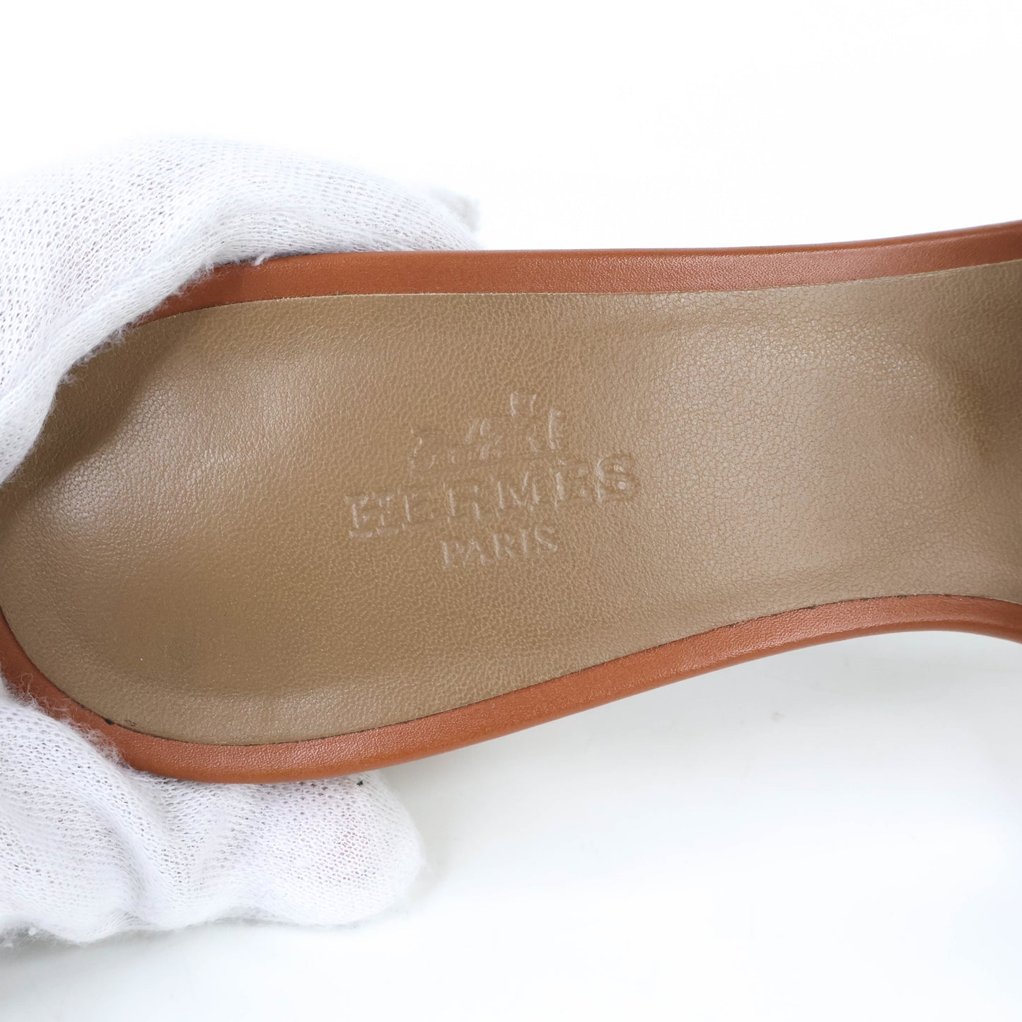 Hermes Oasis Sandals Gold 37