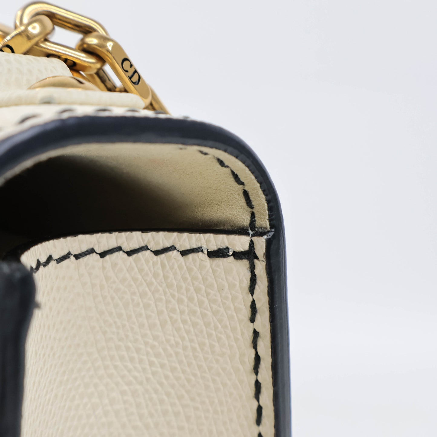 Christian Dior (R)Evolution Medium Flap Bag White