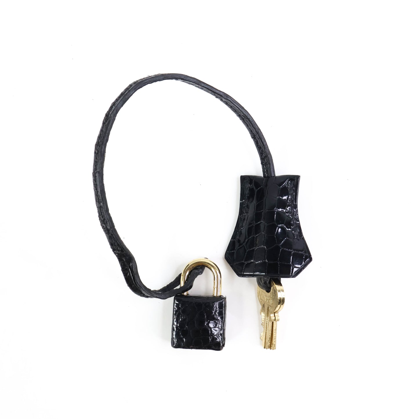 Hermes Kelly 28 Crocodile Porosus Black GHW