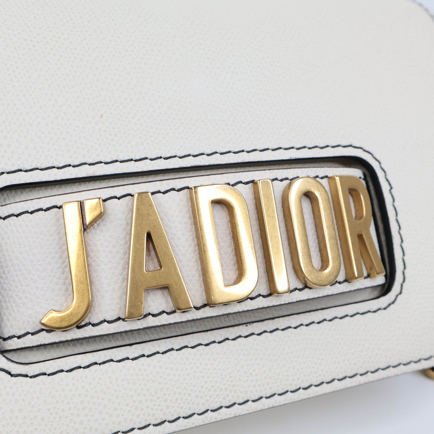 Christian Dior (R)Evolution Medium Flap Bag White