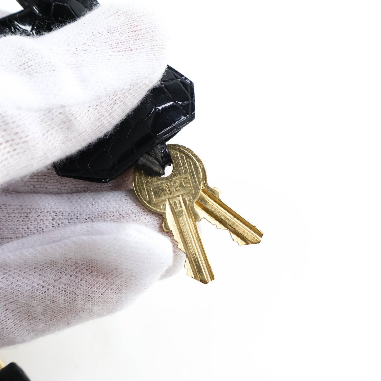 Hermes Kelly 28 Crocodile Porosus Black GHW