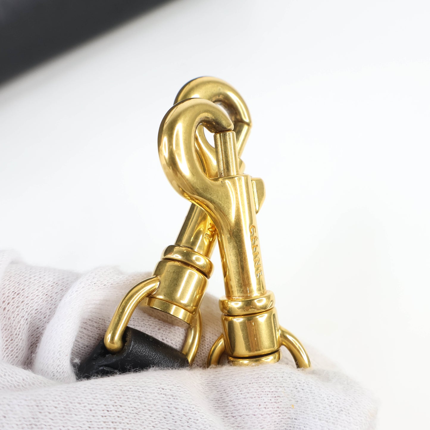 Celine Trapeze Small burnt Orange/Black/White