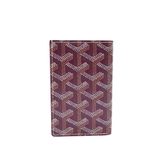Goyard Saint Pierre Card Wallet Bordeaux