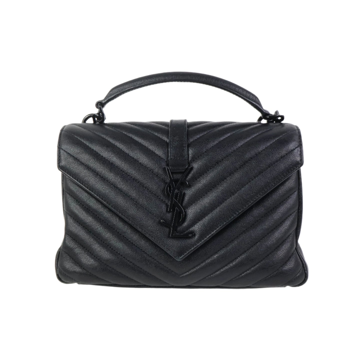 Saint Laurent College Medium All Black