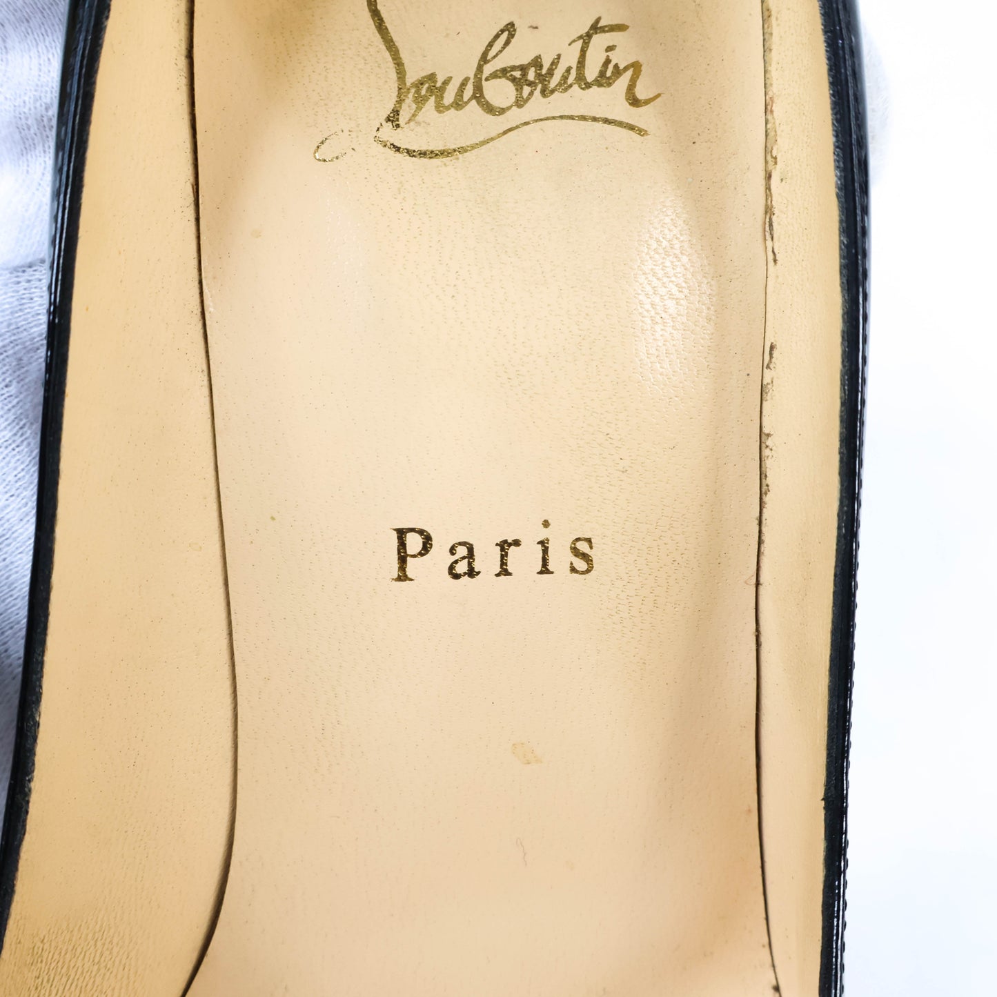 Christian Louboutin Decollete 554 100 Patent Black 38