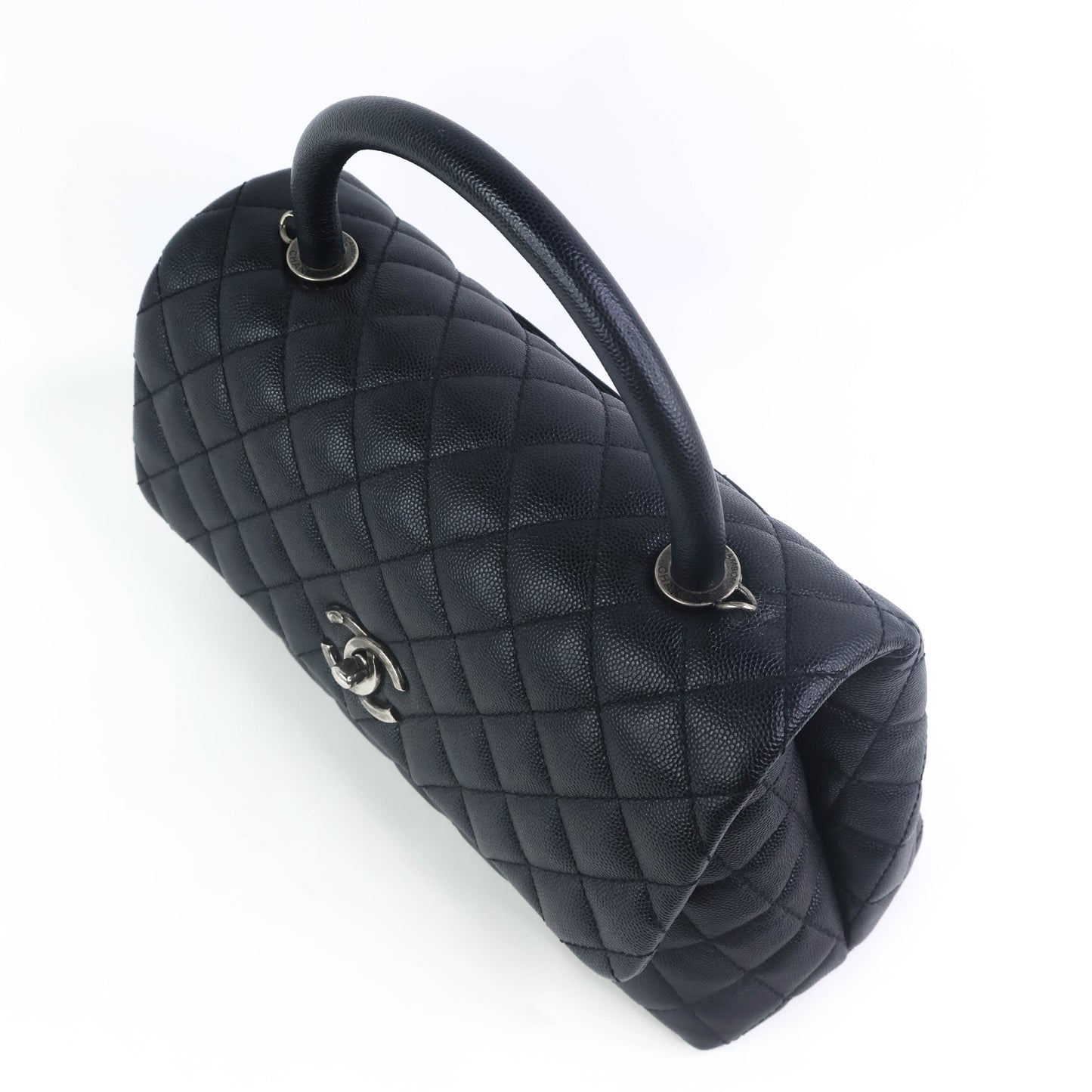 Chanel Coco Handle Medium Black Caviar