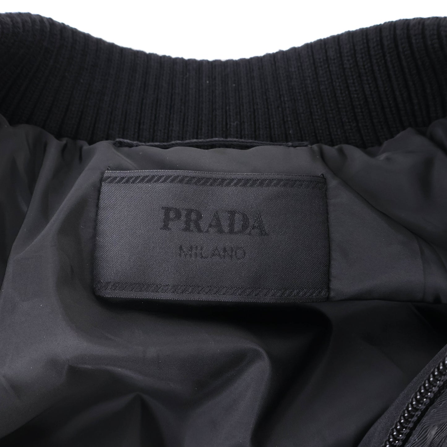 Prada Jacket Bomber Re Nylon Black