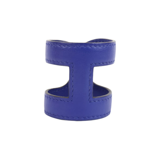 Hermes Cuff Bracelet Blue Electric Swift