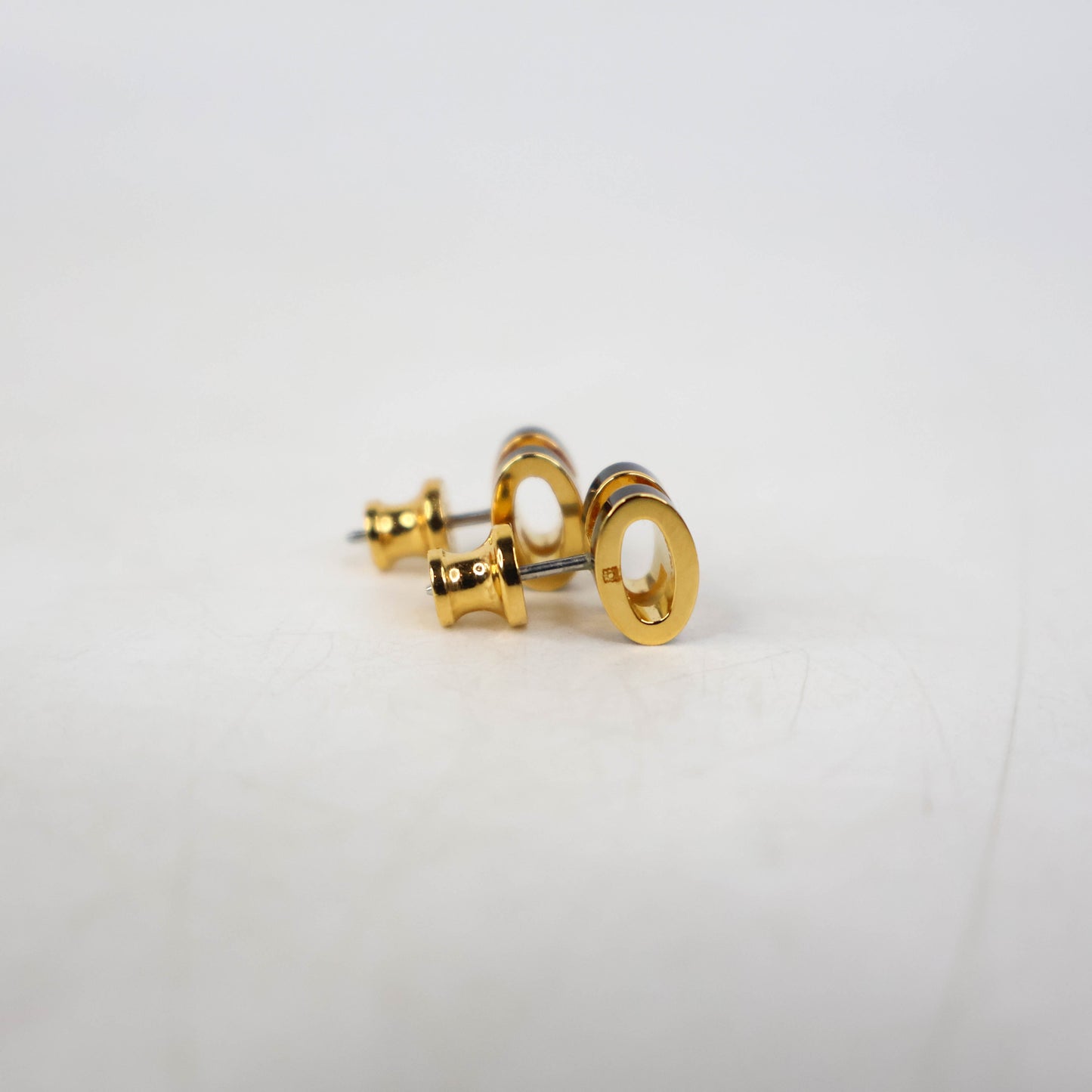 Hermes Mini Pop H Earrings Black GHW