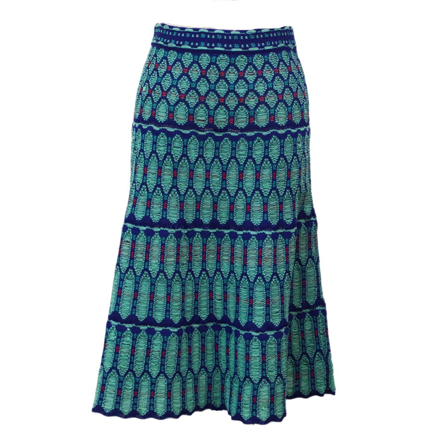 Missoni Skir Knit Green/Blue/Red 40