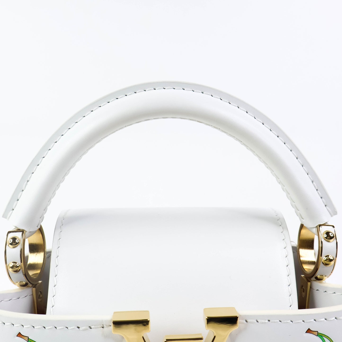 Louis Vuitton x TM Capucines Mini White Cherry