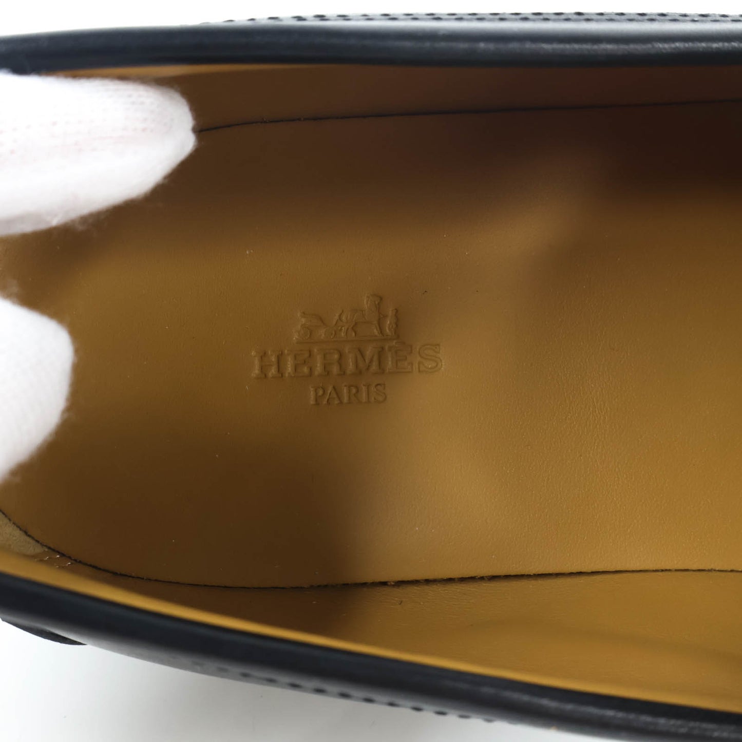 Hermes Destin Loafer Fabric Black 45