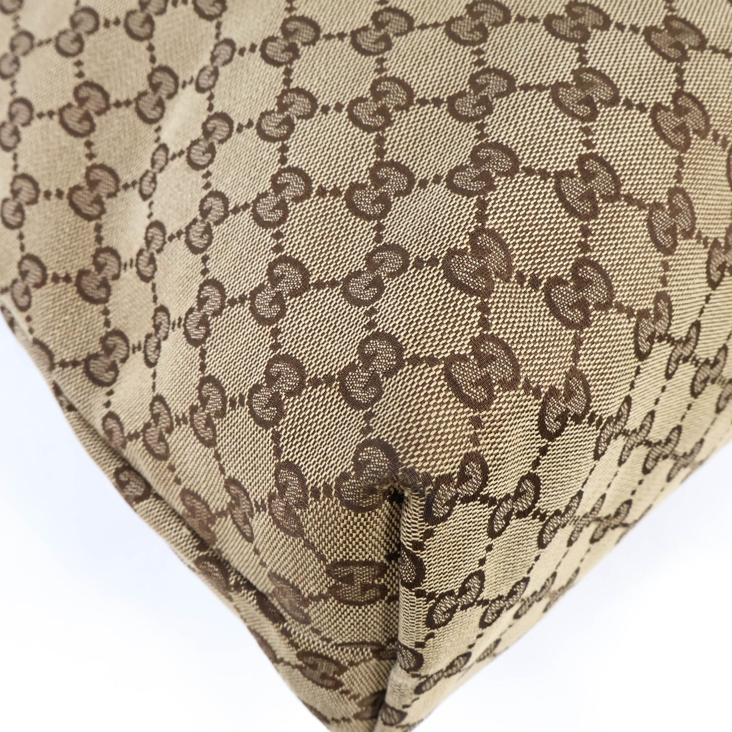 Gucci Messenger Bag Canvas Brown Green/Red