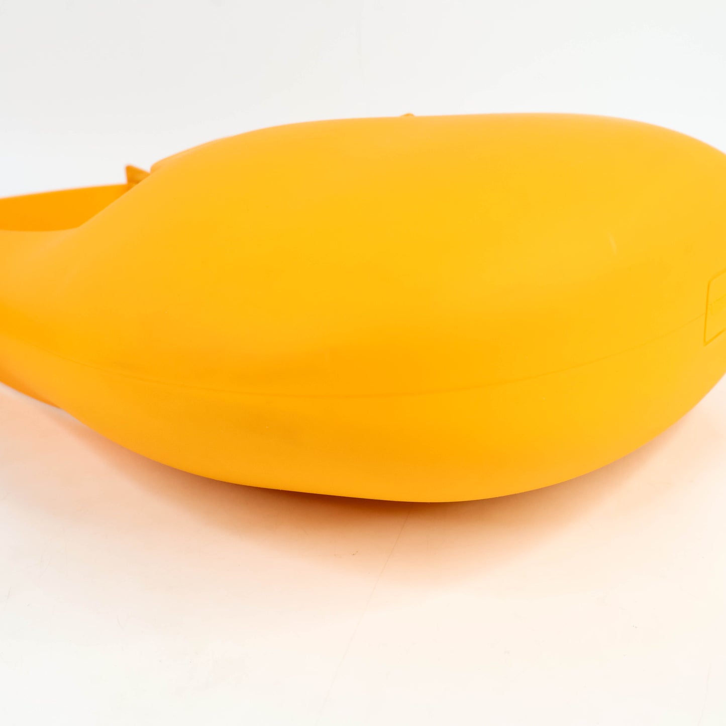 Bottega Veneta Recycled Rubber Punch Bag Orange