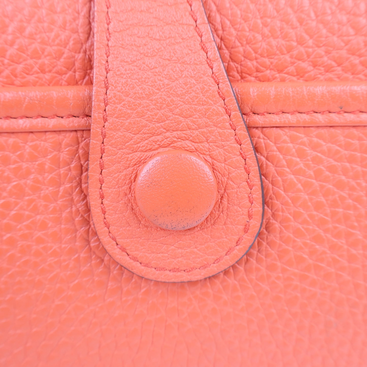 Hermes Evelyne PM Orange Poppy PHW