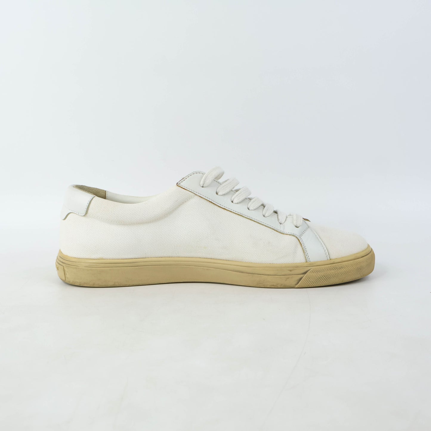 Saint Laurent Sneakers White Canvas 42