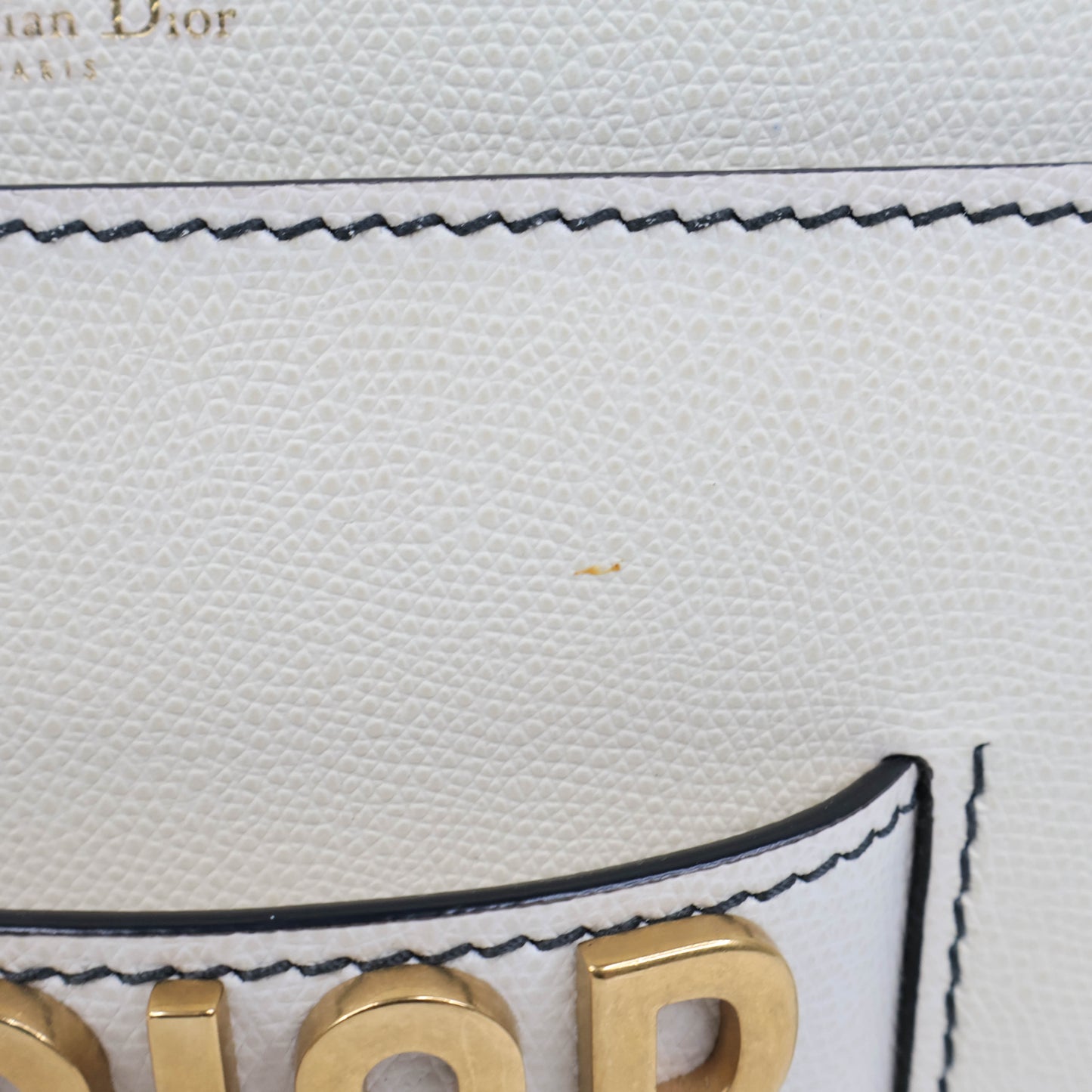 Christian Dior (R)Evolution Medium Flap Bag White