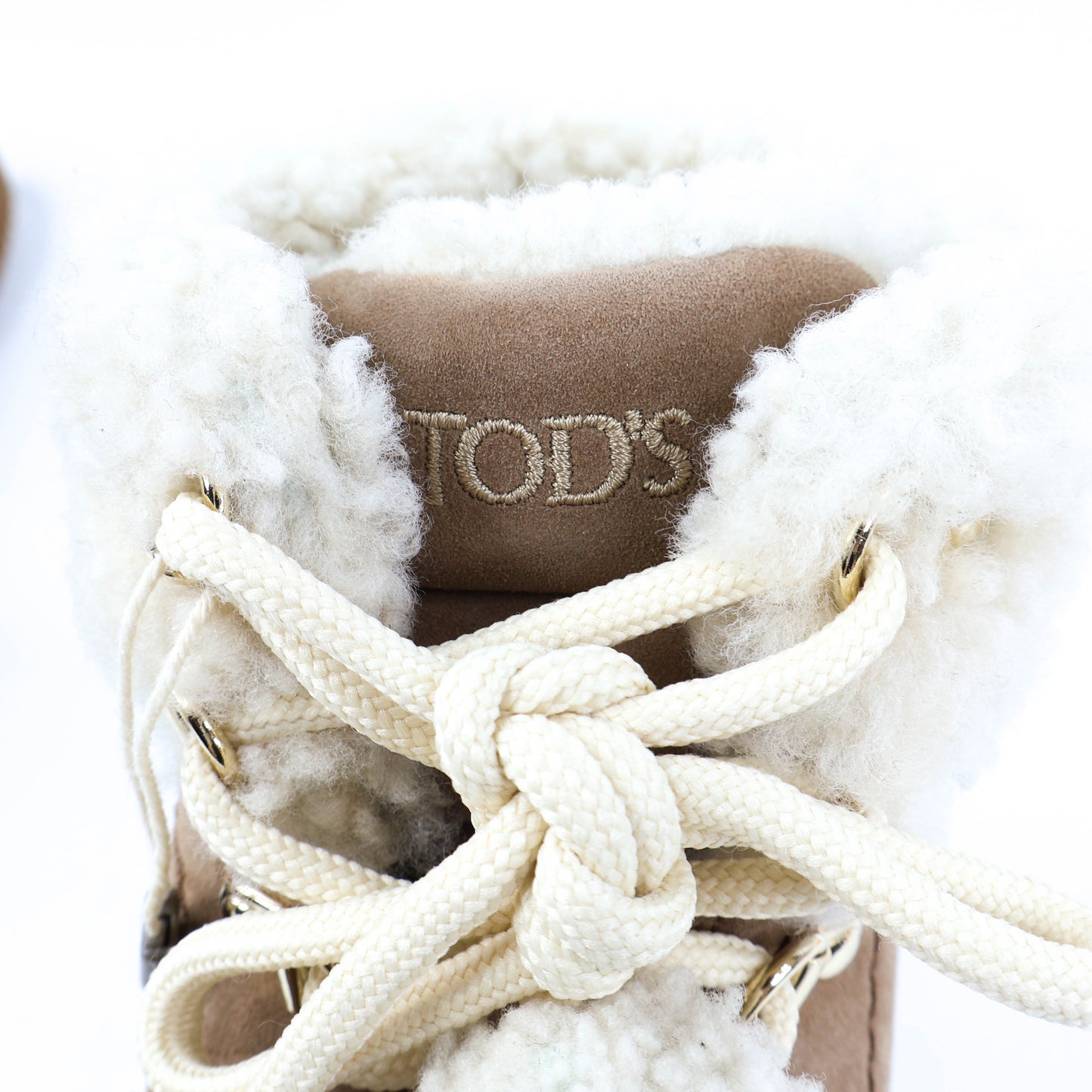 Tod's Boots Suede Wool Brown 36.5