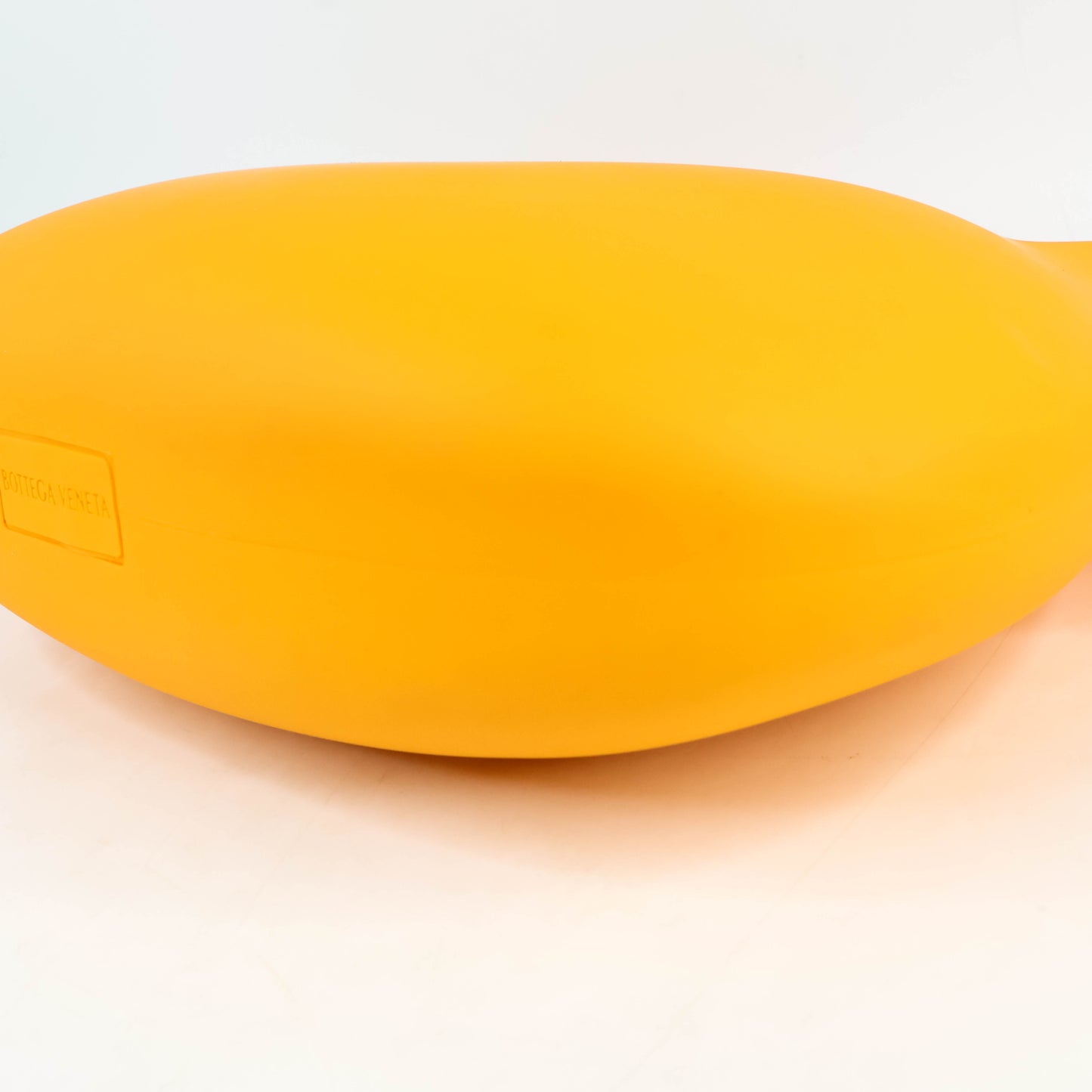 Bottega Veneta Recycled Rubber Punch Bag Orange