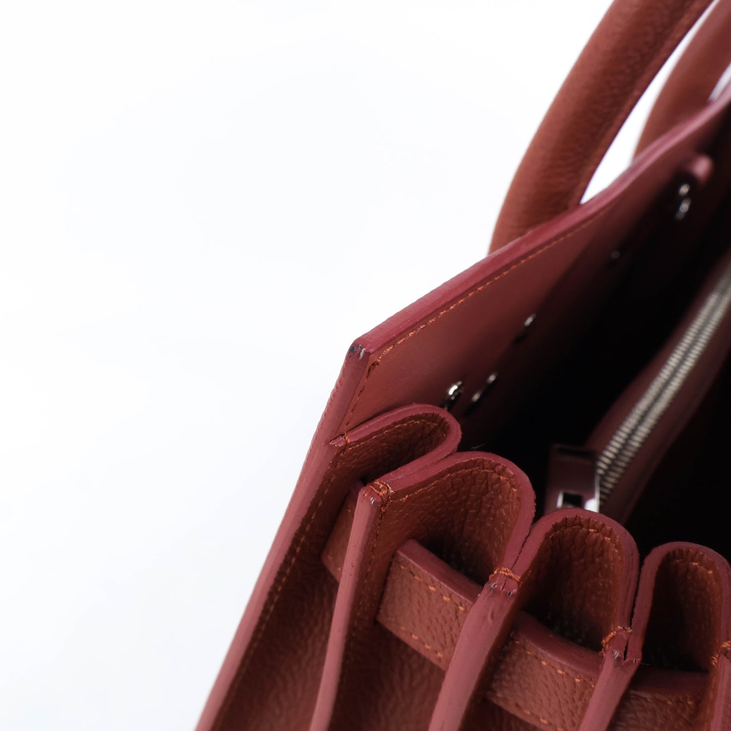 Saint Laurent Sac De Jour Baby Terracotta