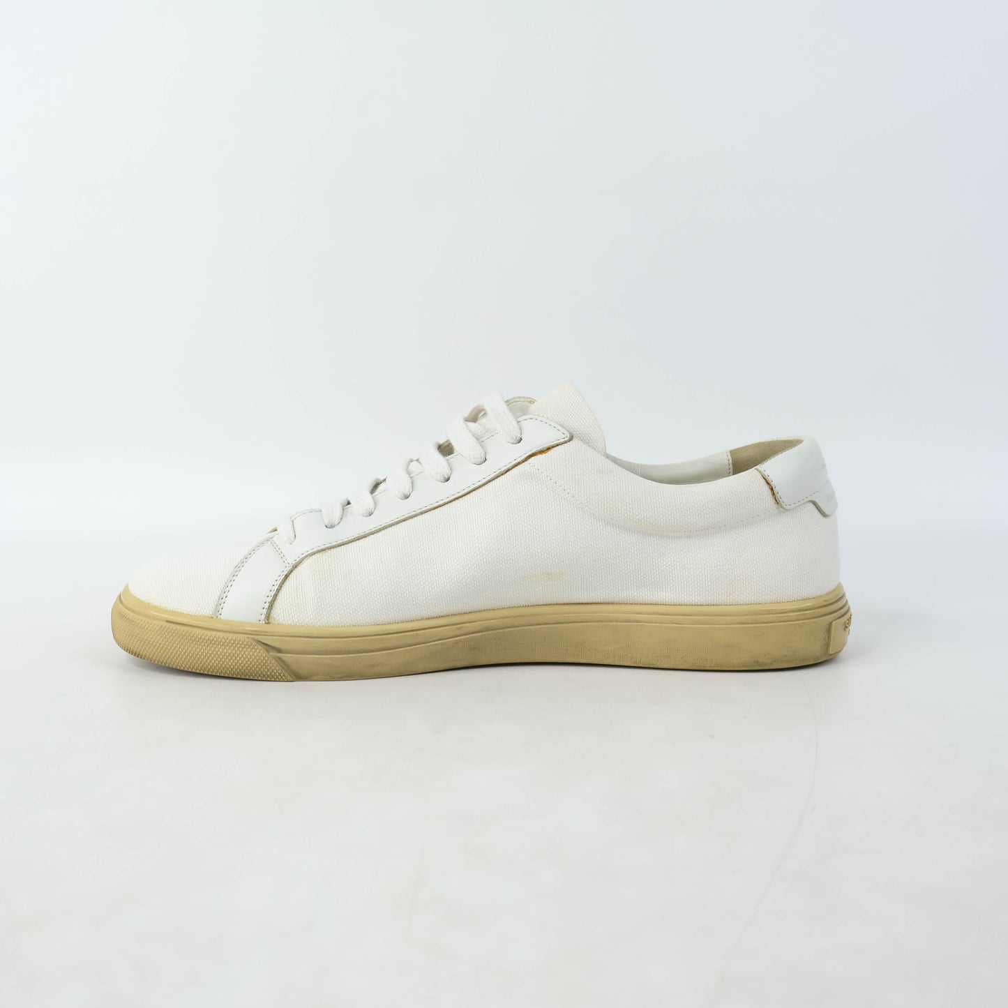 Saint Laurent Sneakers White Canvas 42