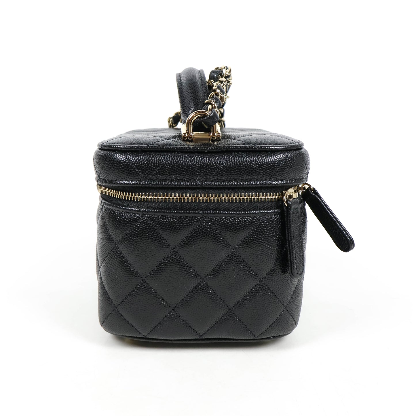 Chanel Vanity Case Bag Black Caviar GHW