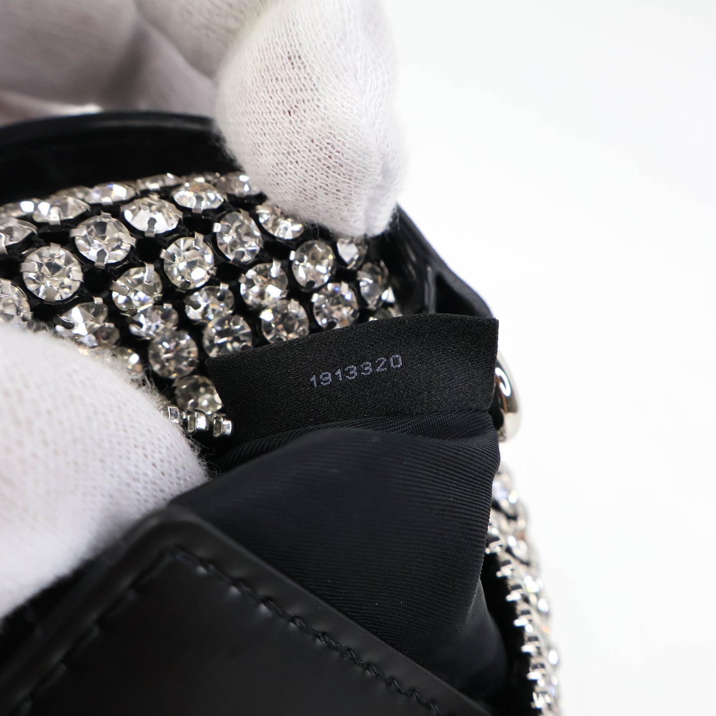 Alexander Wang Pouch Bag Black Crystal