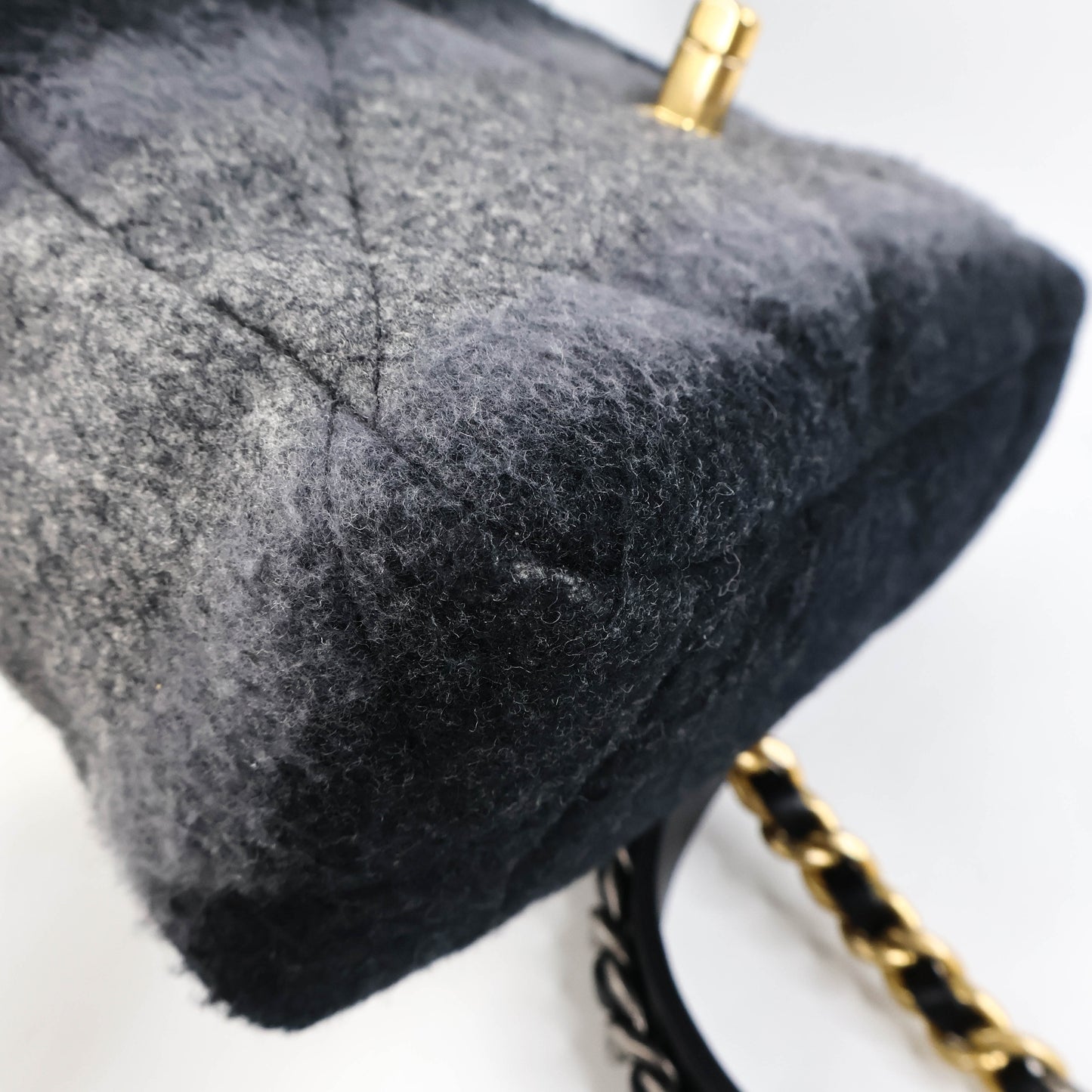 Chanel 19 Wool Ombre Grey