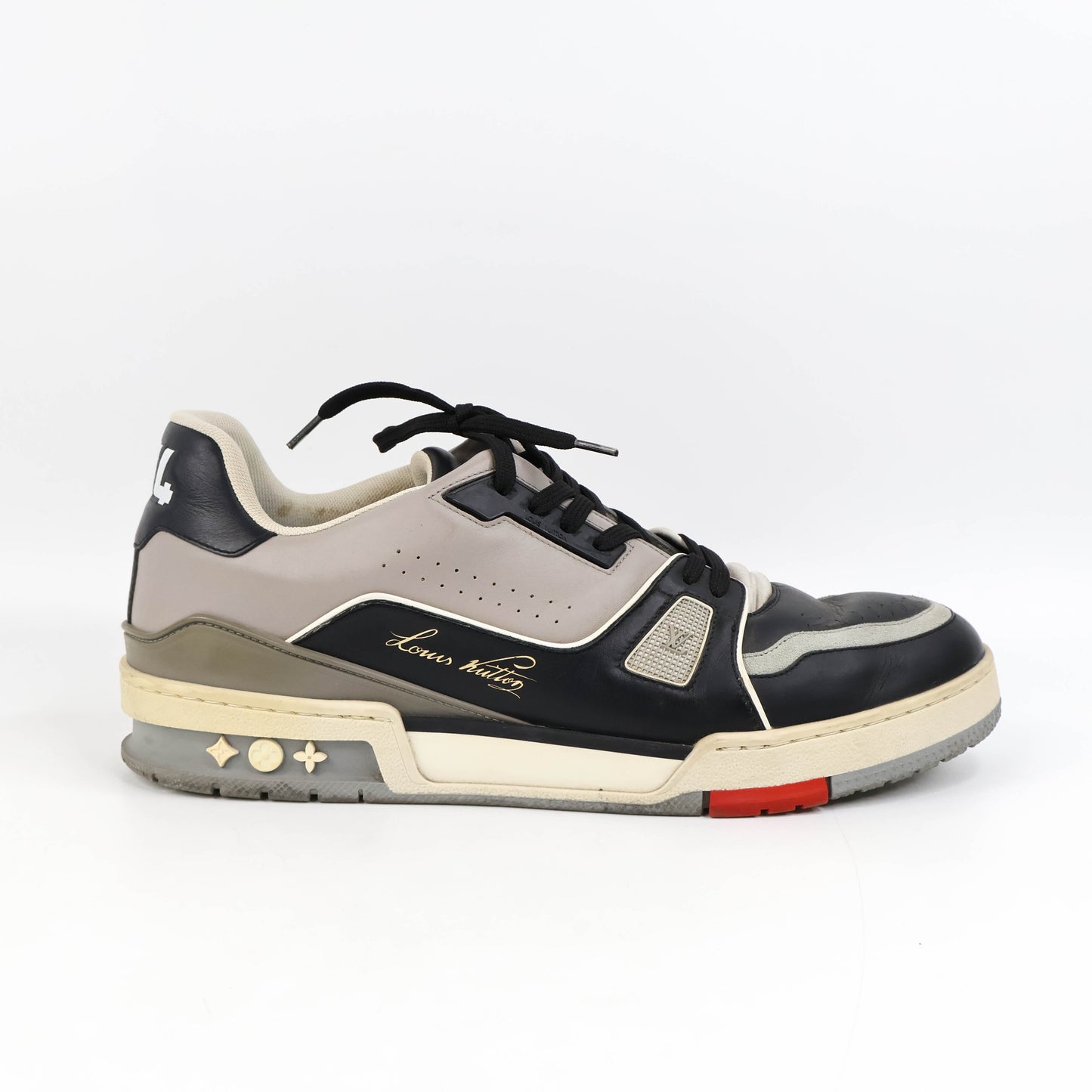Louis Vuitton Trainer Sneakers Low Black/Grey 9