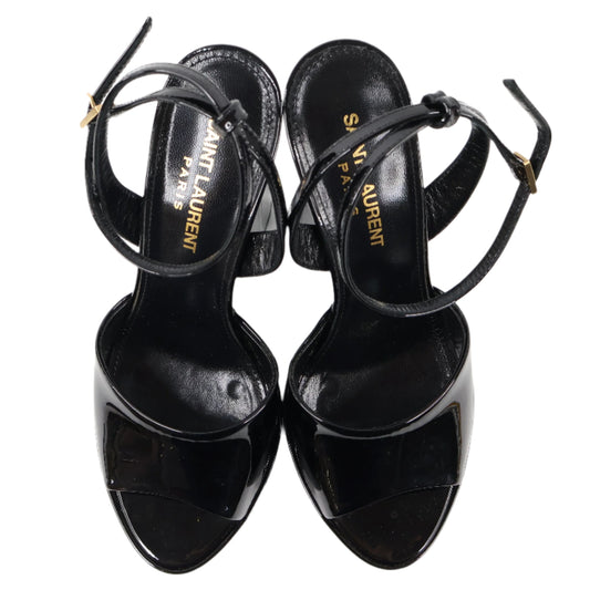 Saint Laurent Heels Patent Black 36