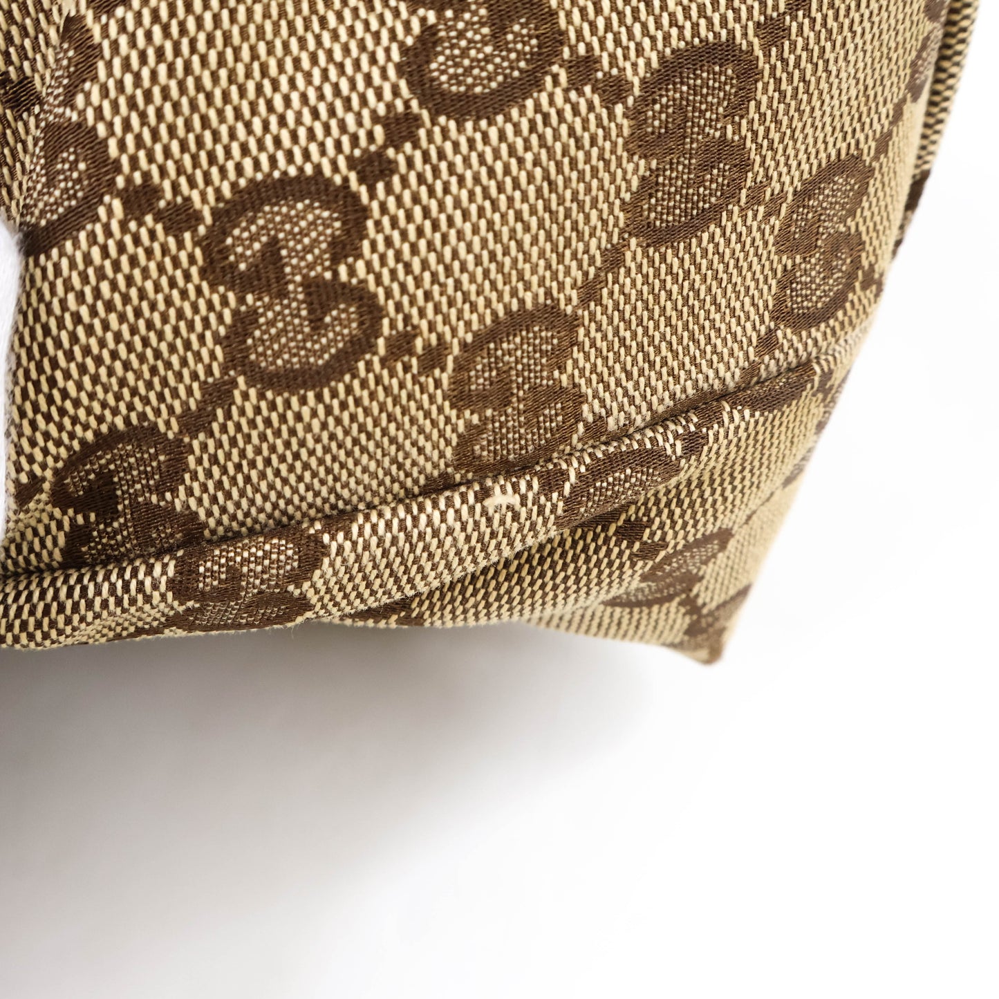 Gucci Messenger Bag Canvas Brown Green/Red