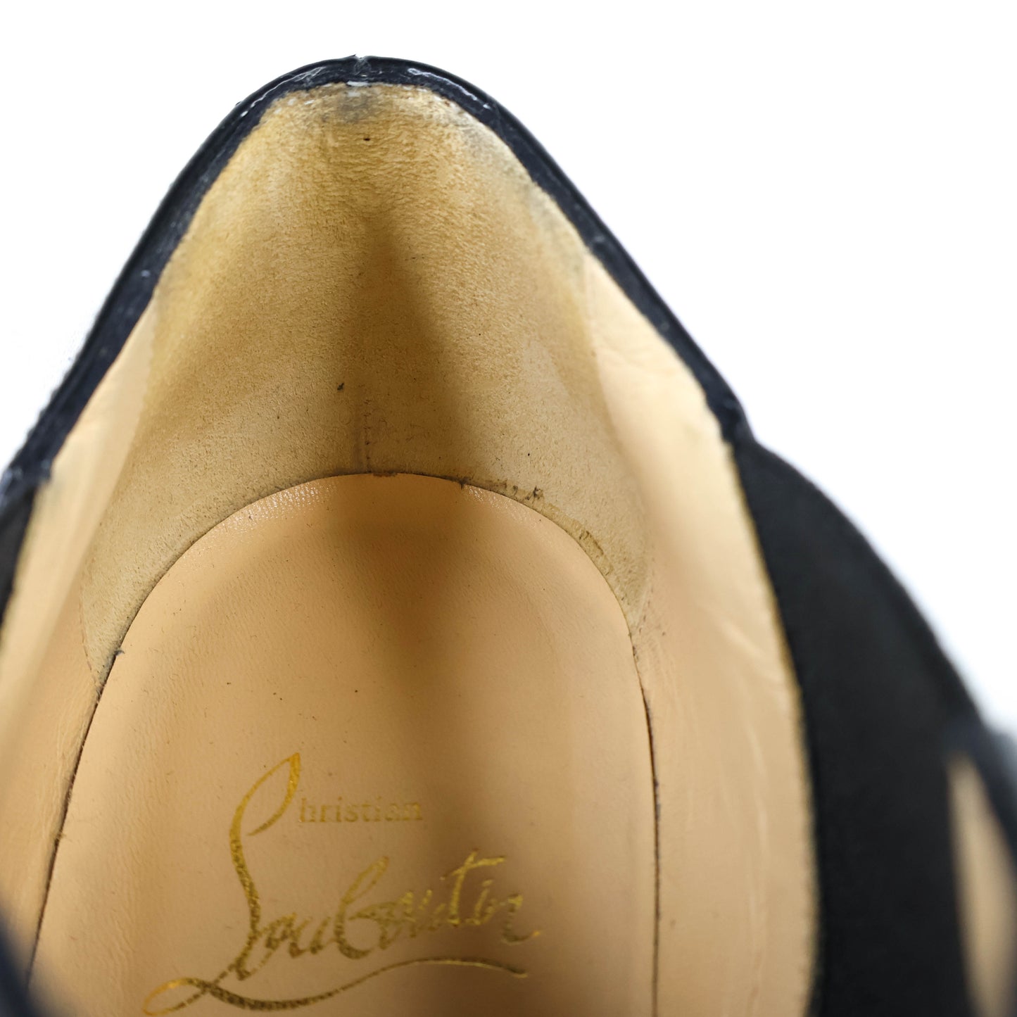 Christian Loubouin Boots Patent Black 38