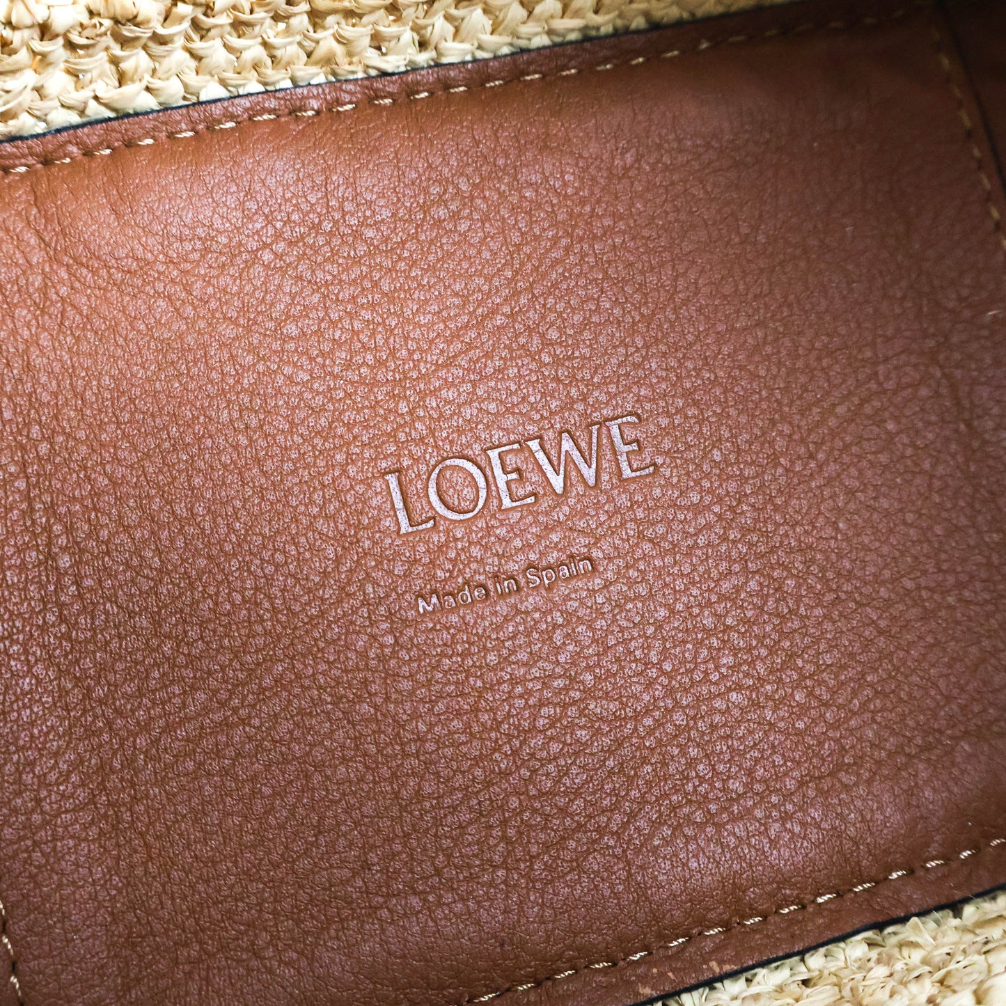 Loewe Hammock Hobo Mini Raffia Tan/Natural