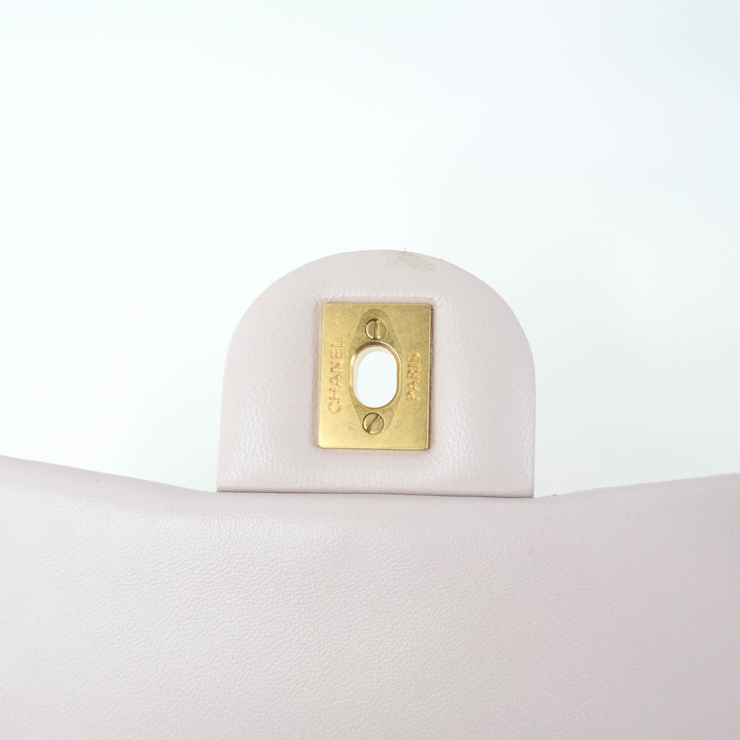 Chanel 7" Square Lilac Lamb GHW