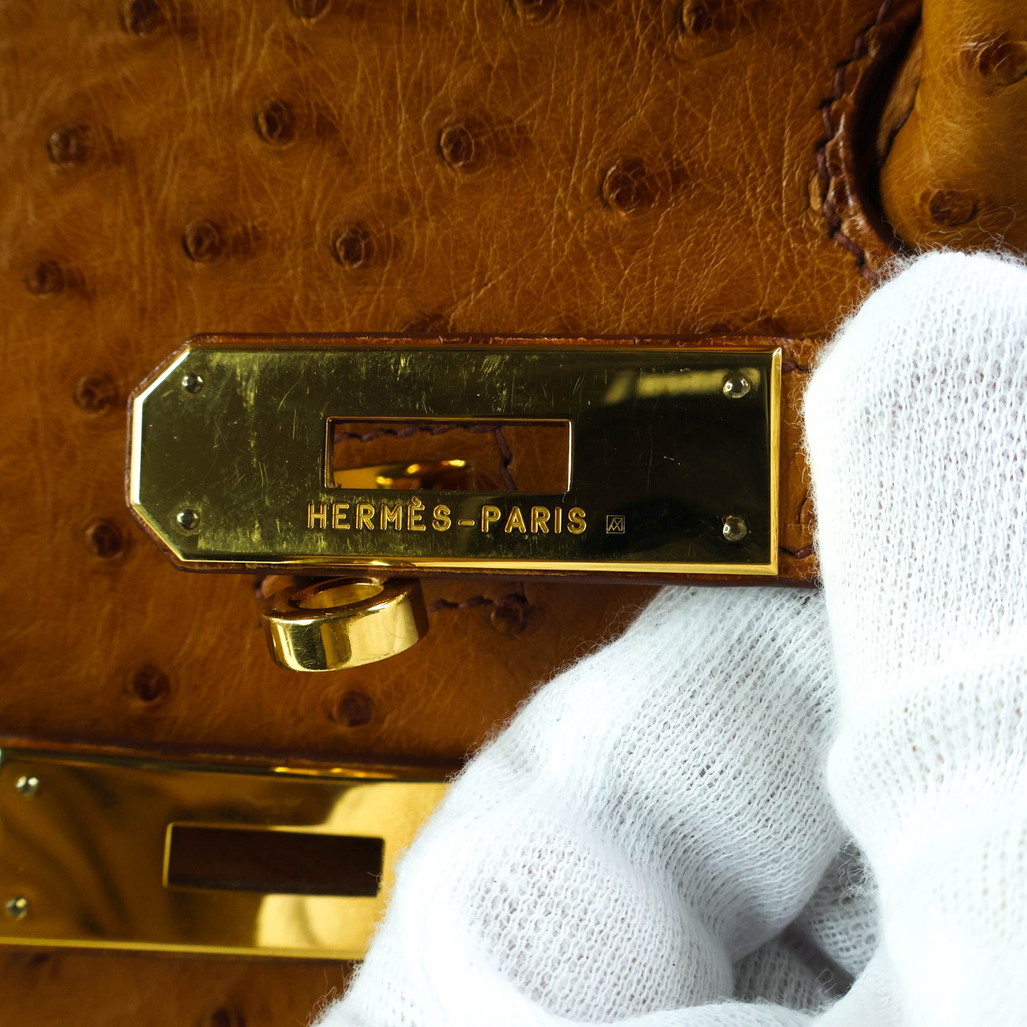 Hermes Birkin 30 Ostrich Cognac