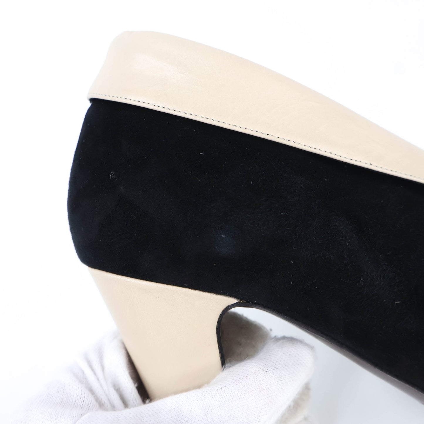 Marc Jacobs Black/Beige Suede 38