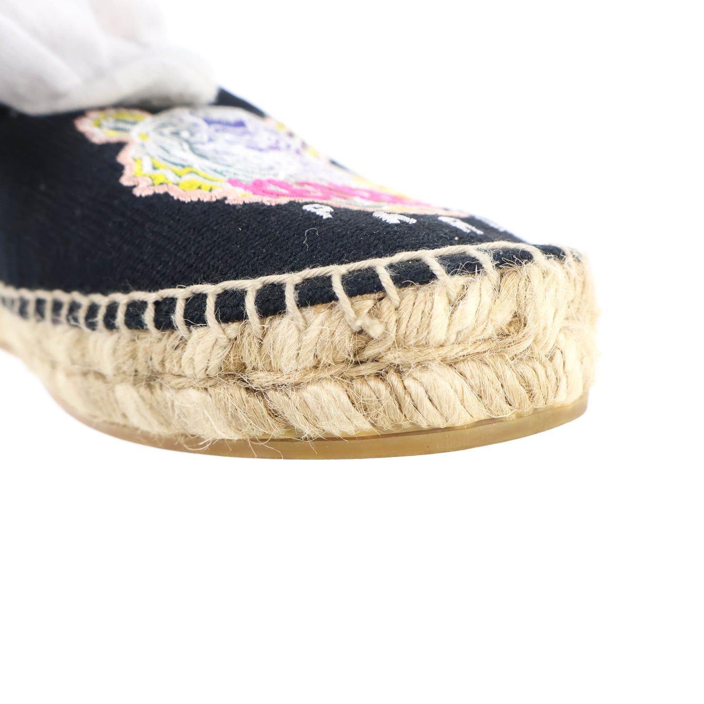 Kenzo Espadrille Black Canvas 36