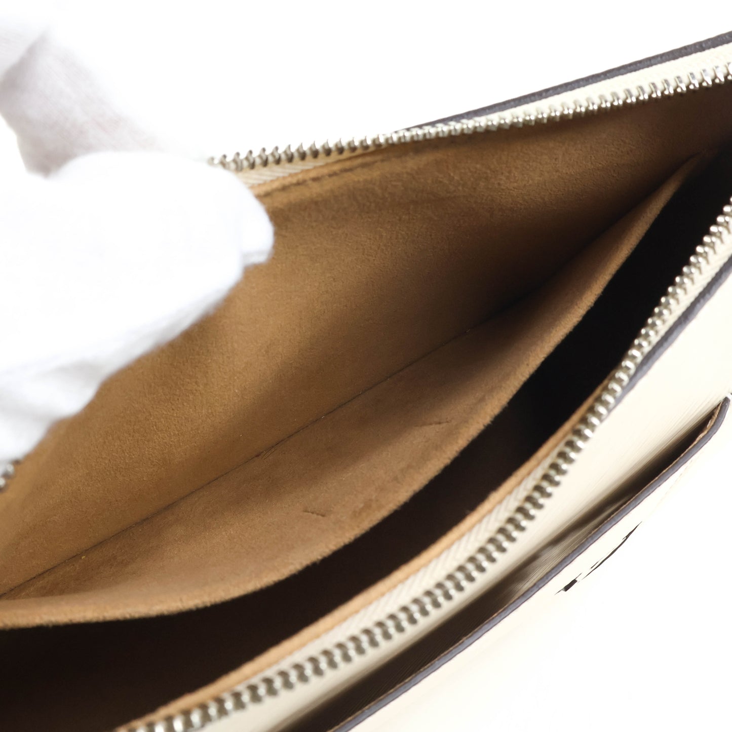 Louis Vuitton Marelle Epi Quartz White