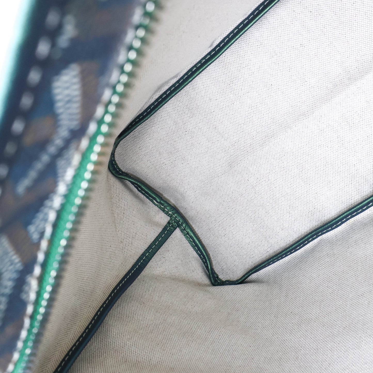 Goyard Boheme Metallic Green