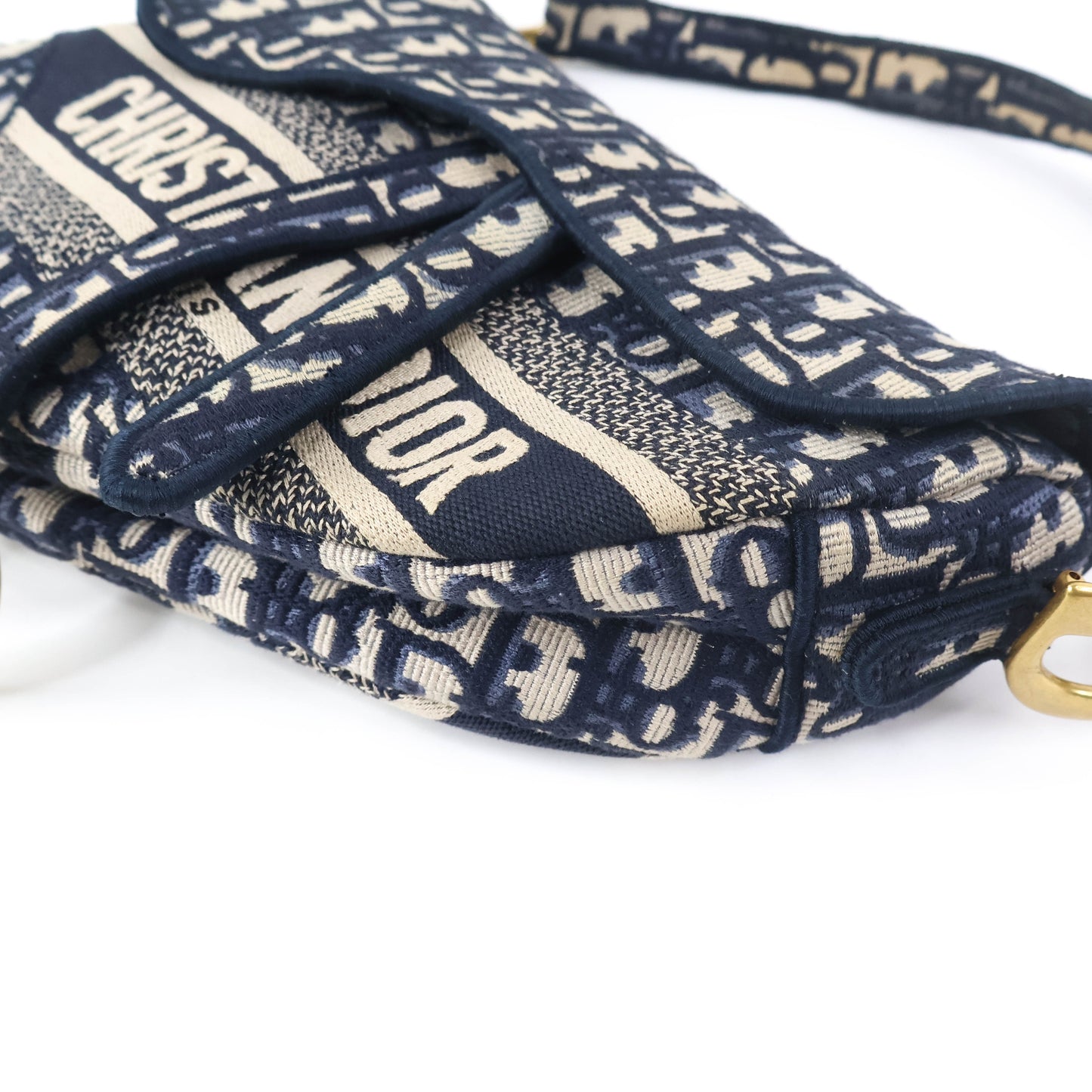 Christian Dior Saddle Medium Oblique Navy