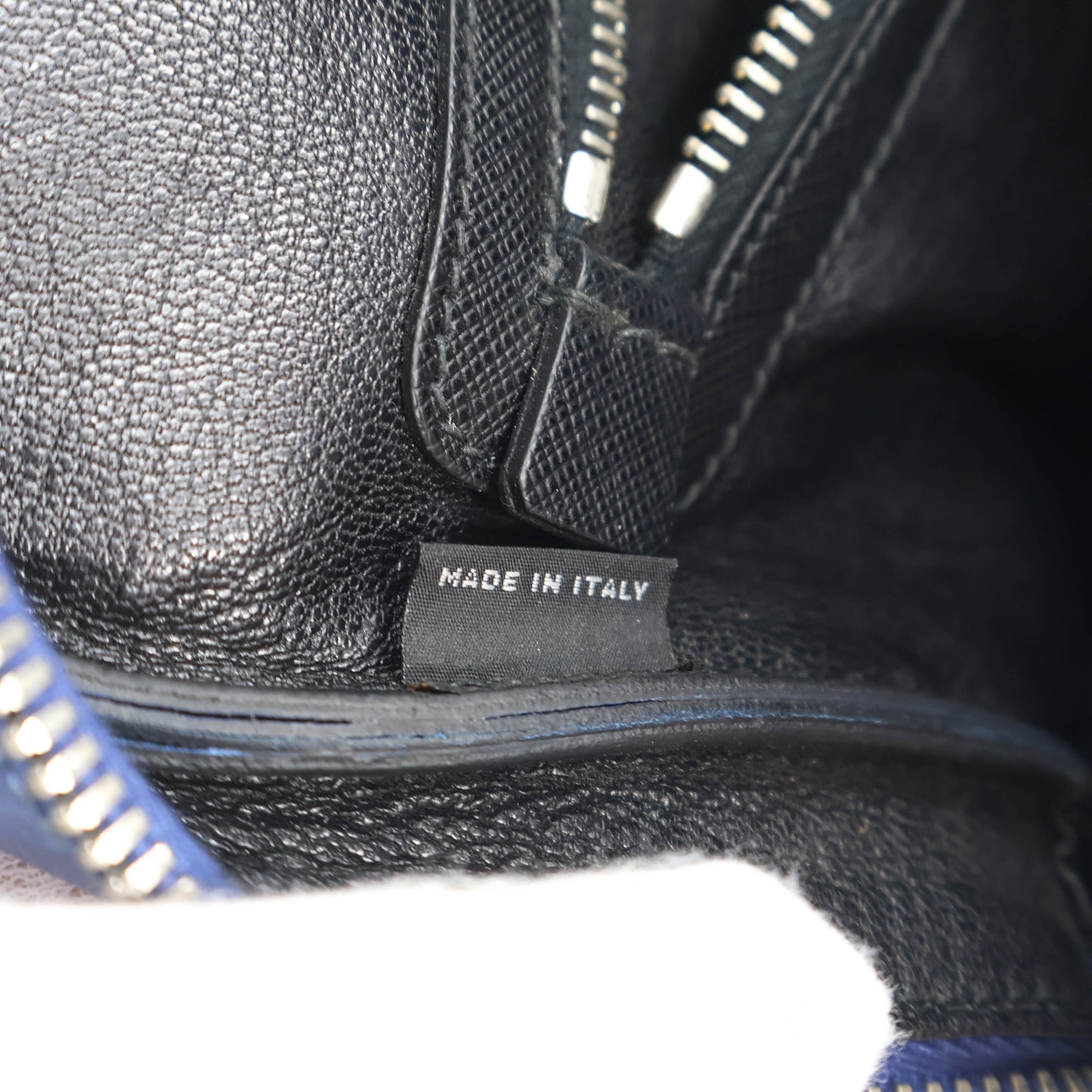 Prada Briefcase Saffiano Blue