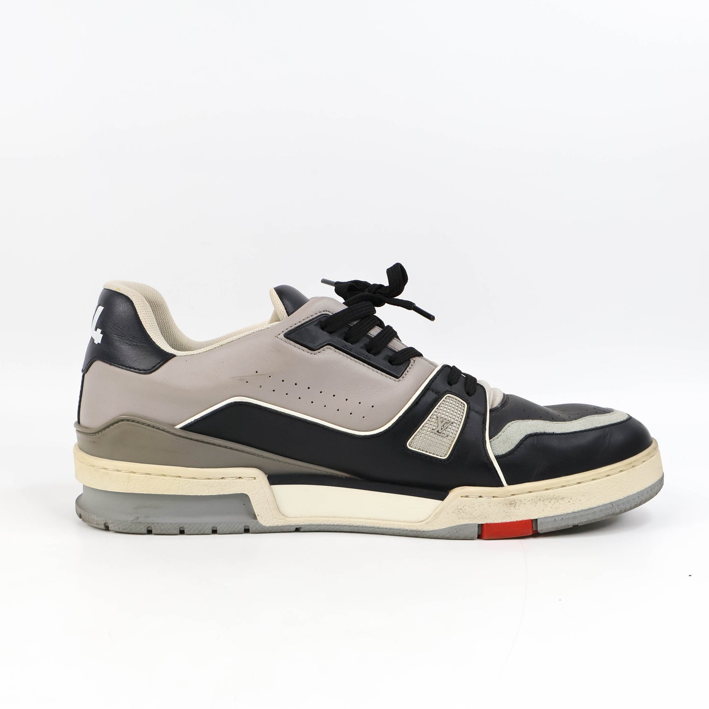 Louis Vuitton Trainer Sneakers Low Black/Grey 9