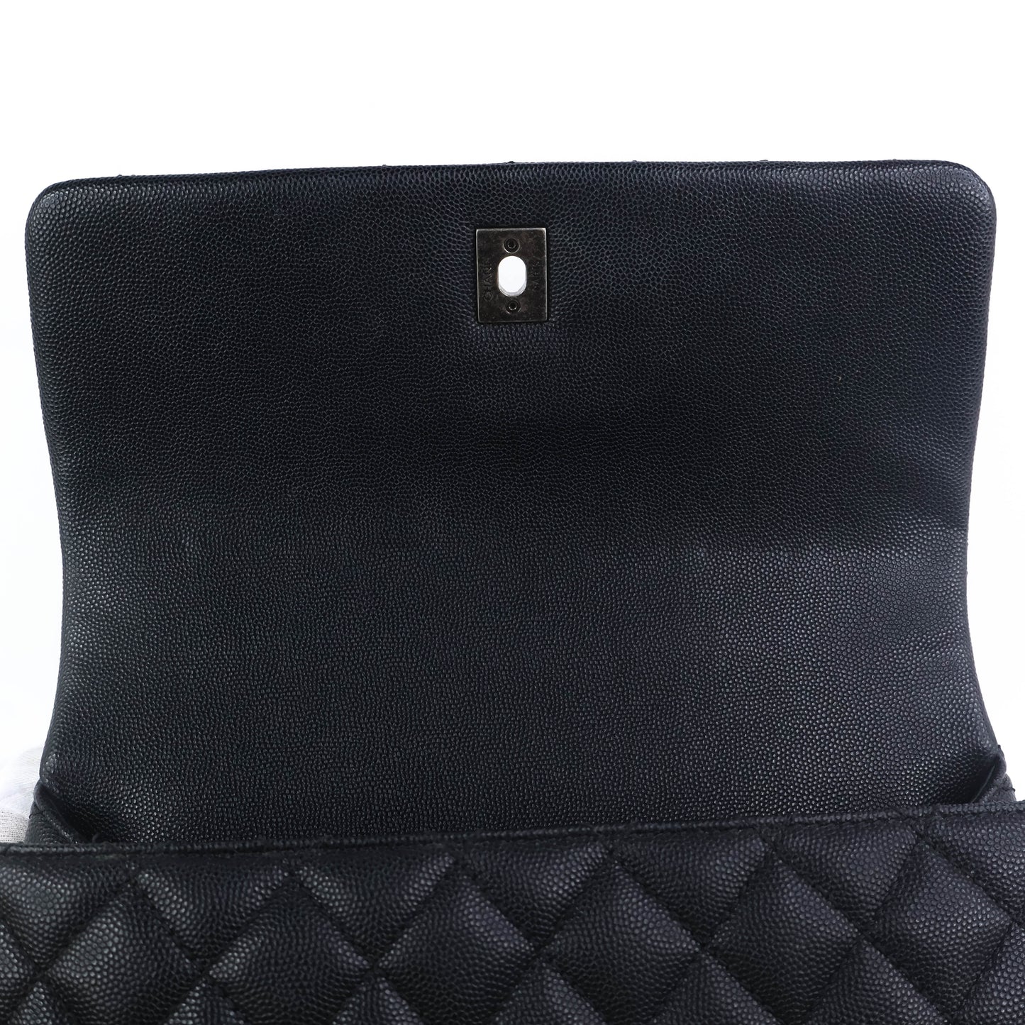 Chanel Coco Handle Medium Black Caviar