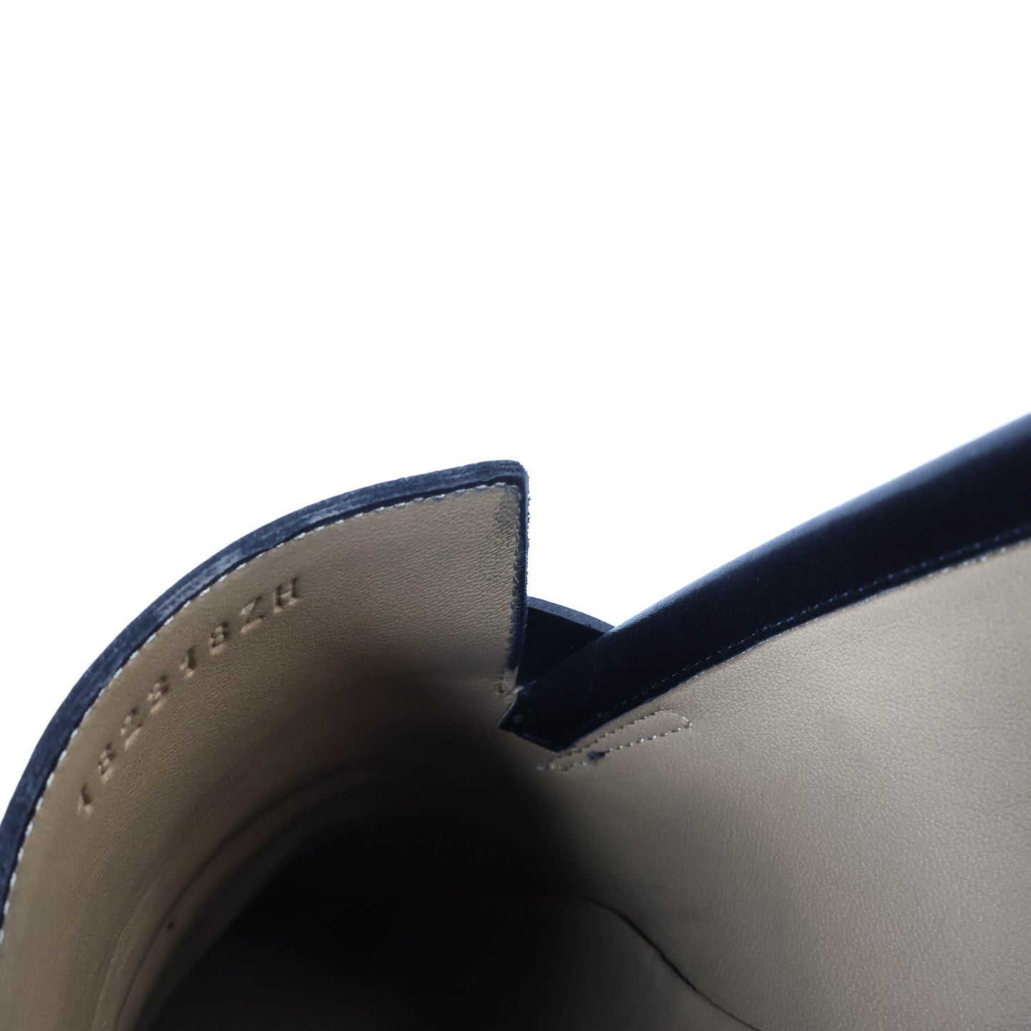 Hermes Loafers Leather Black 42.5