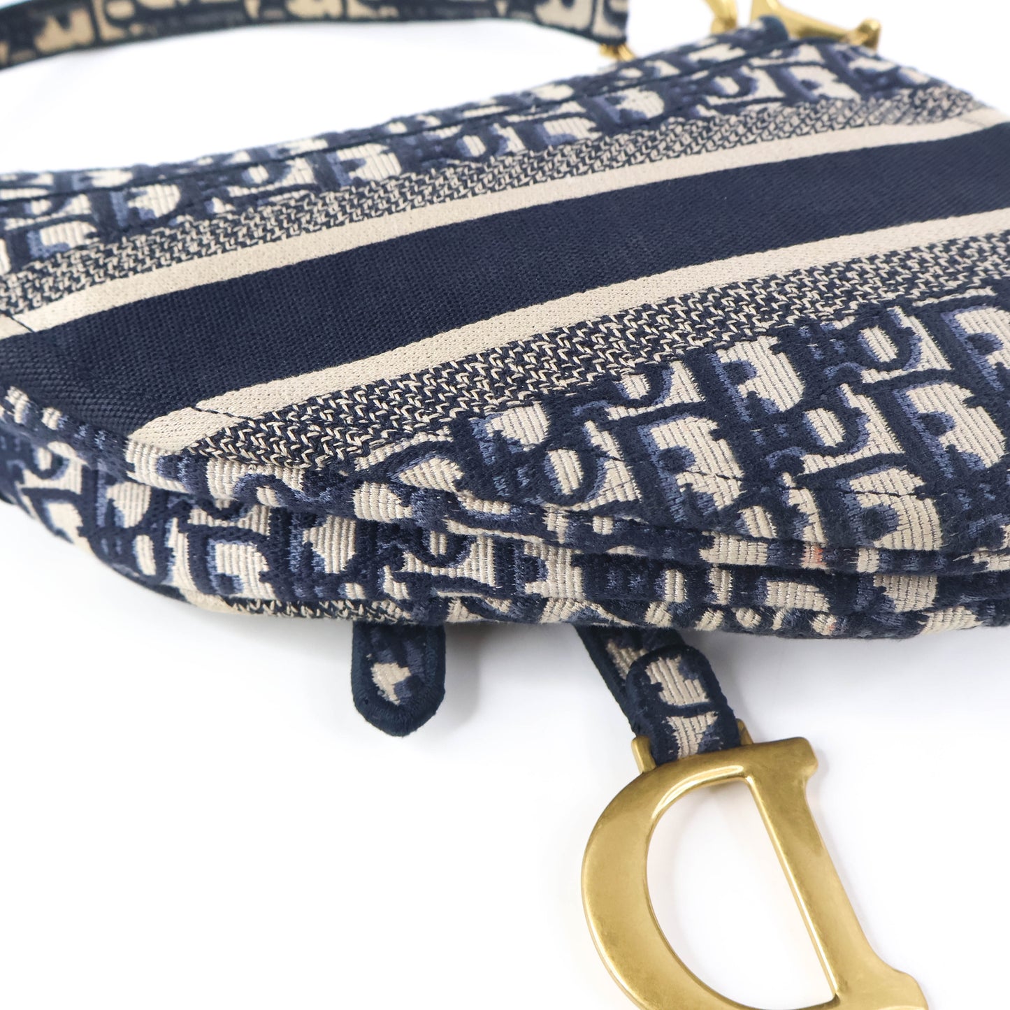 Christian Dior Saddle Medium Oblique Navy
